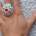 Adjustable Red Ring