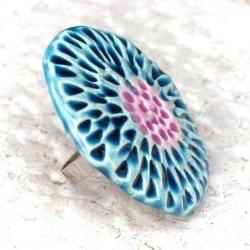 Blue And Lavender Ring Spr..